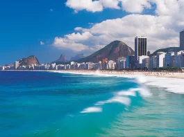 Copacabana Beach in Rio de Janeiro