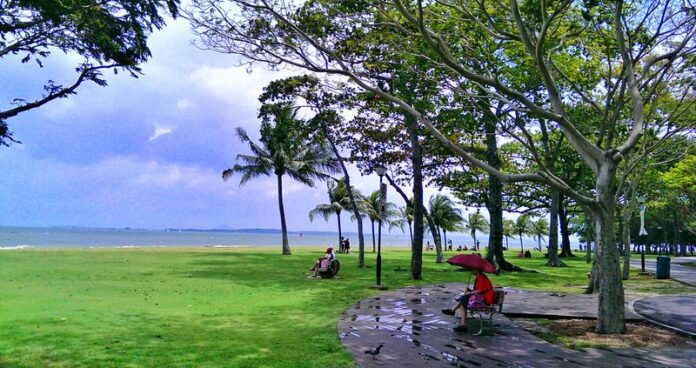 Changi Beach in Singapore
