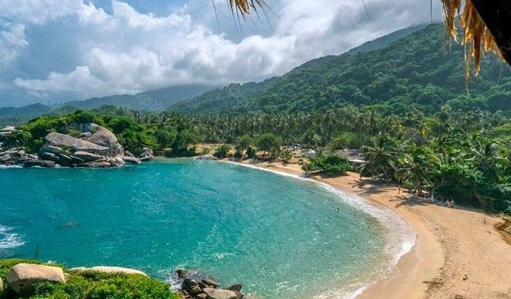Playa Cristal Beach in Colombia