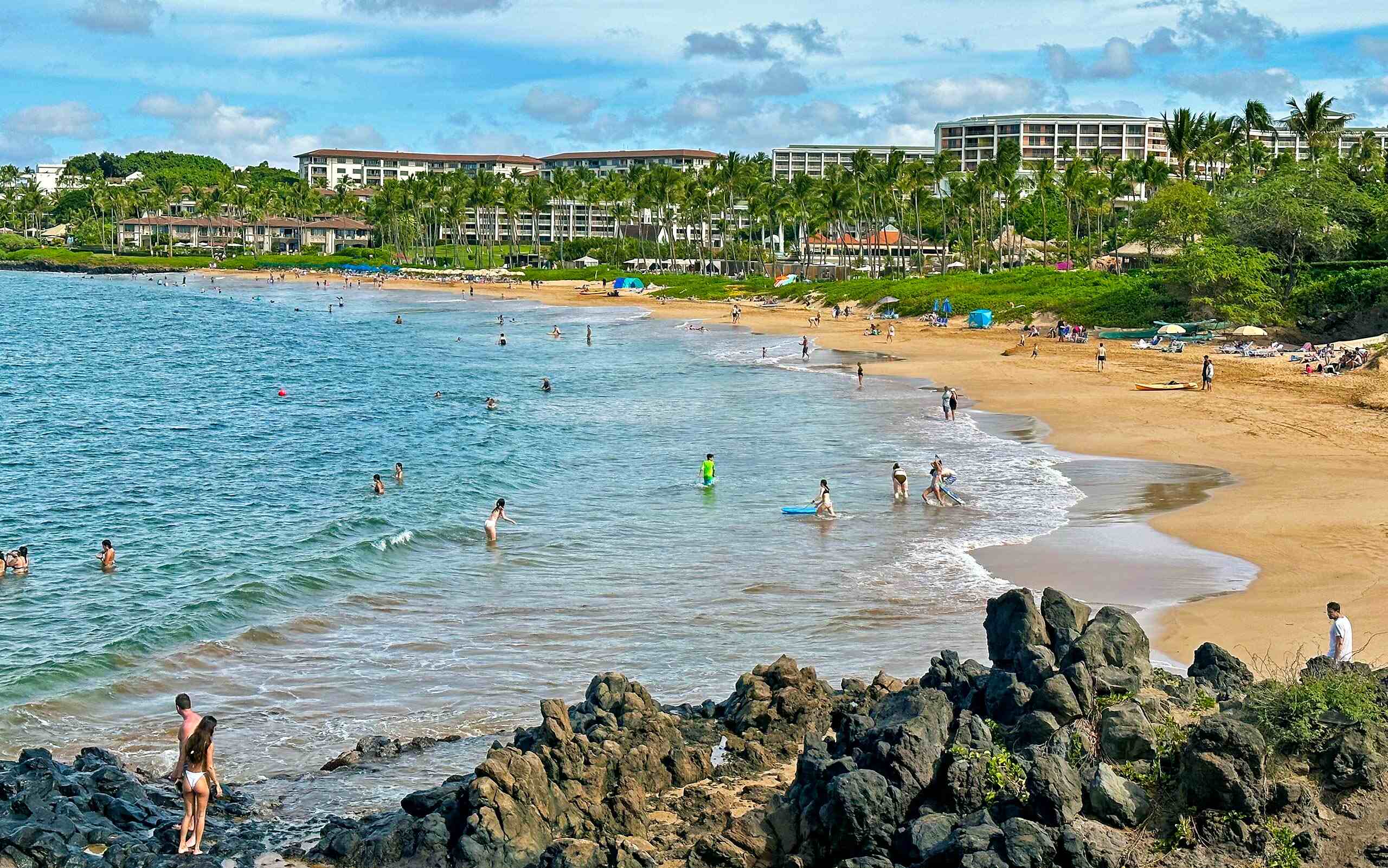 Wailea Beach in Hawai by CB 