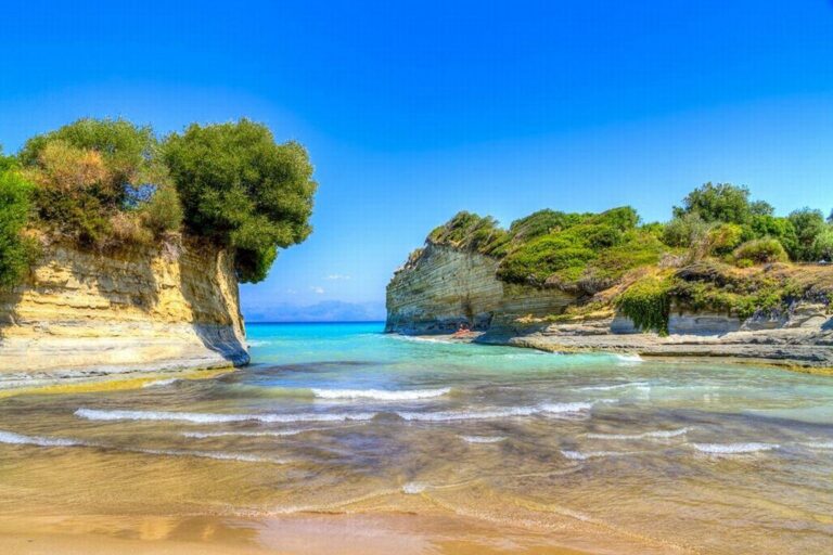 Canal d'Amour in Corfu