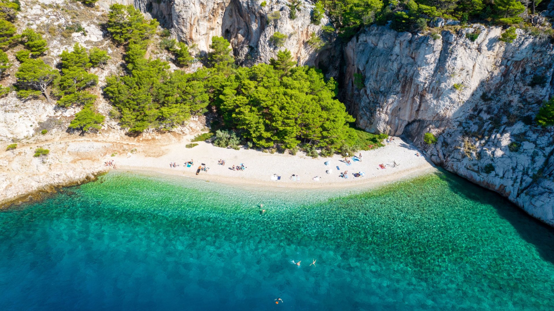 Nugal Beach in Croatia 