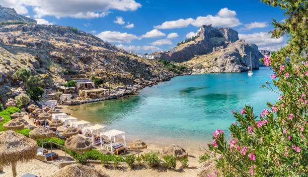 St. Paul's Bay Beach in Rhodes Island