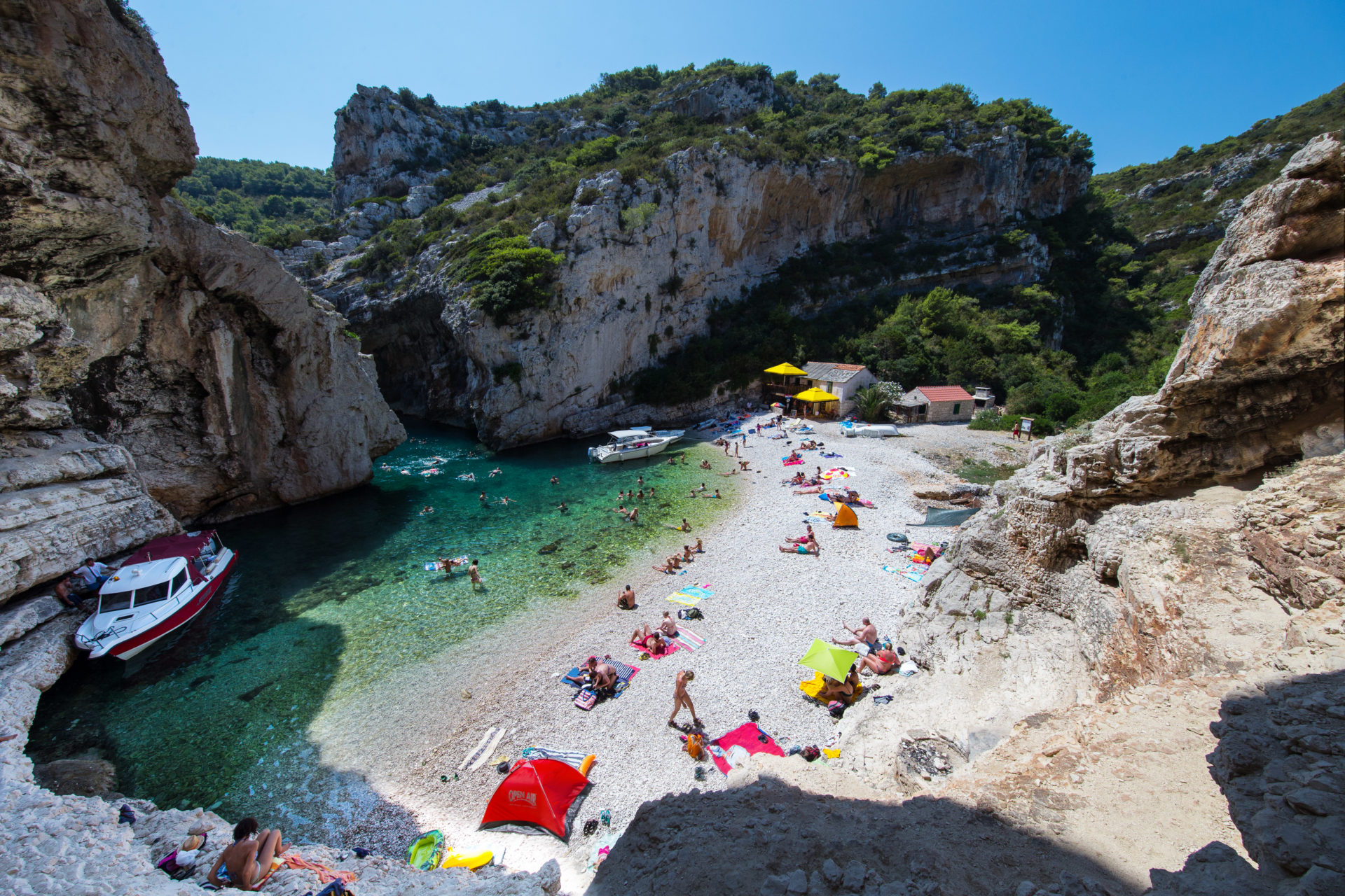 Stiniva Beach on Vis Island