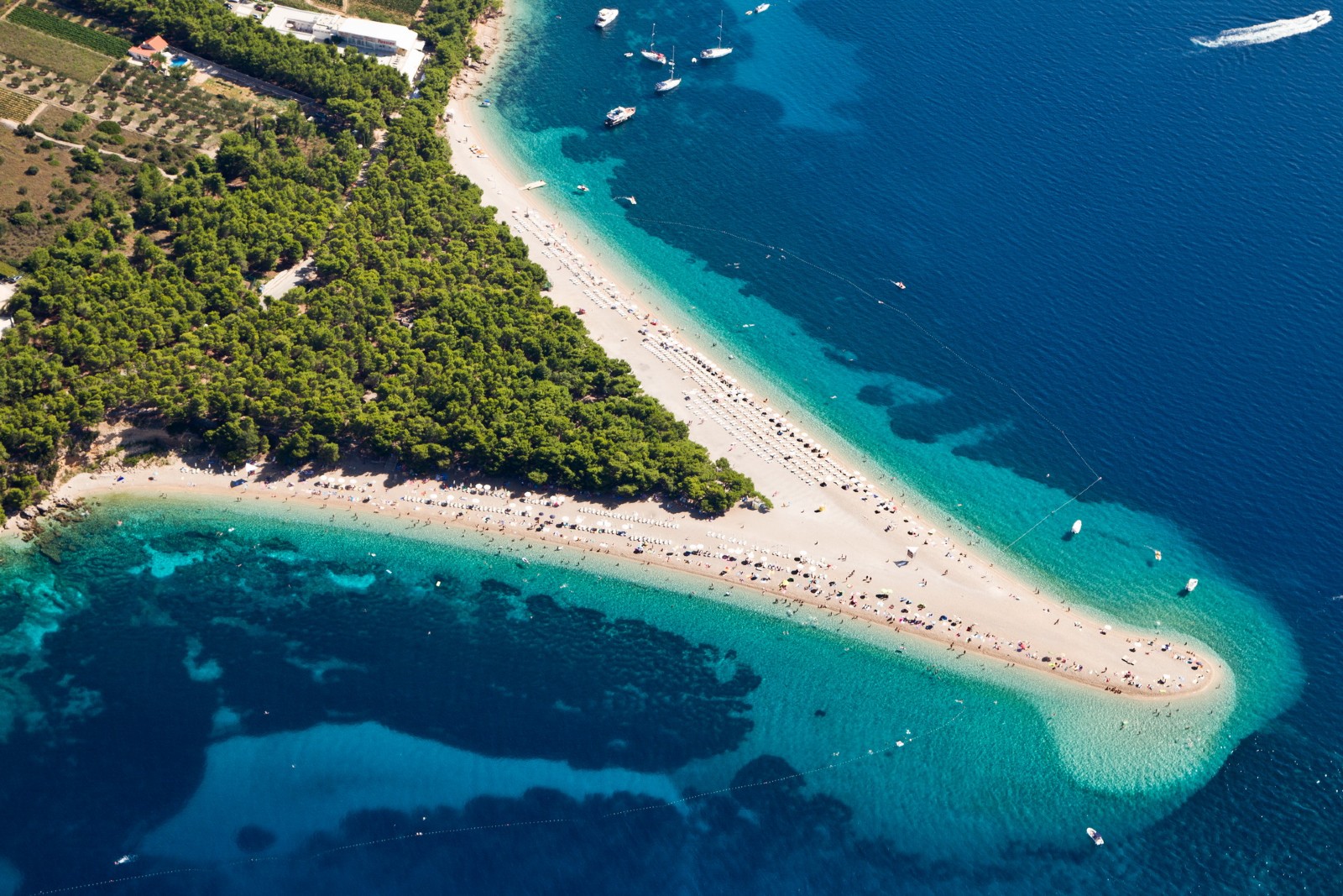 Zlatni Rat Beach in Brac Island by CB