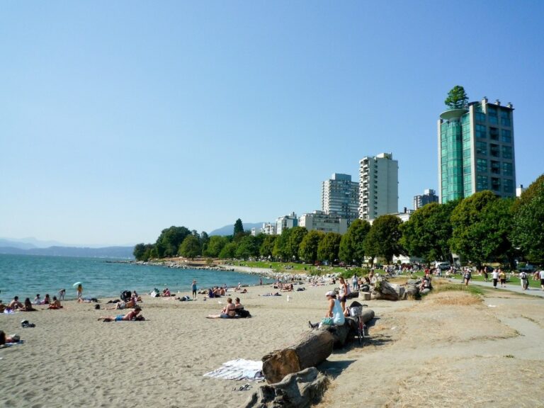 English Bay Beach in Vancouver