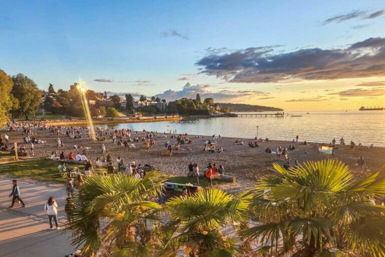 Kitsilano Beach in Vancouver