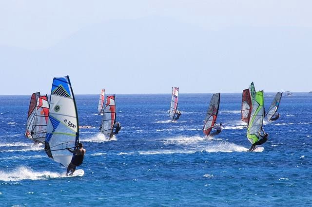 Windsurfing in Goa