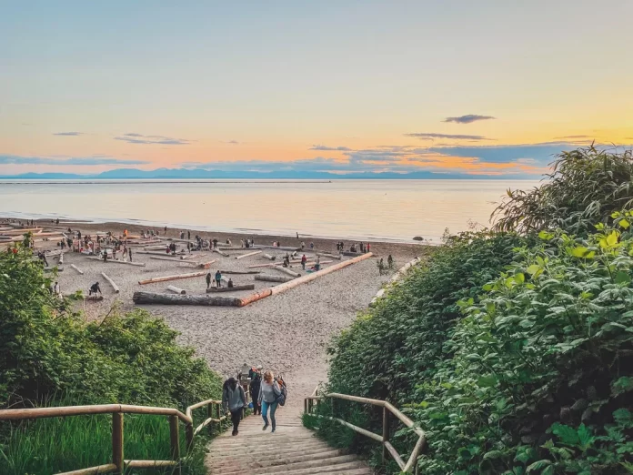 Wreck Beach in Vancouver