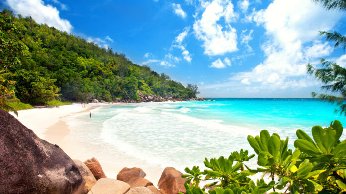Anse Georgette Beach in Praslin Island By CB Anse Georgette Beach in Praslin Island By CB