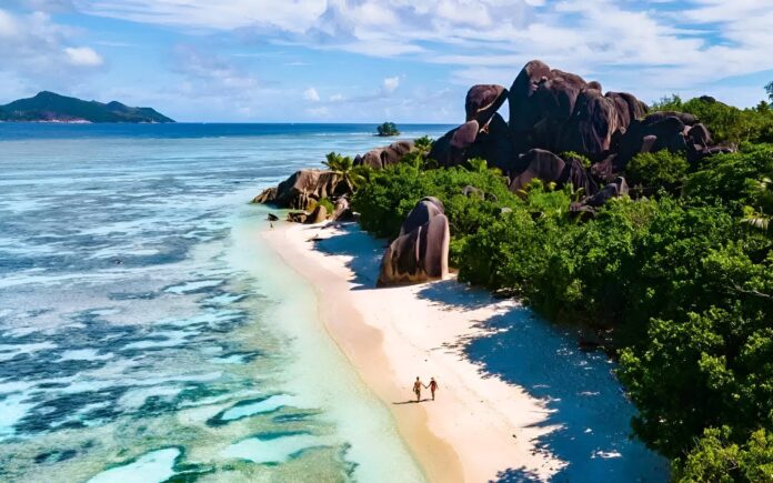 Beaches in Seychelles by CB