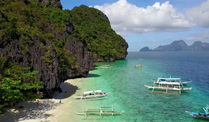 Entalula Beach in Palawan by CB Entalula Beach in Palawan by CB