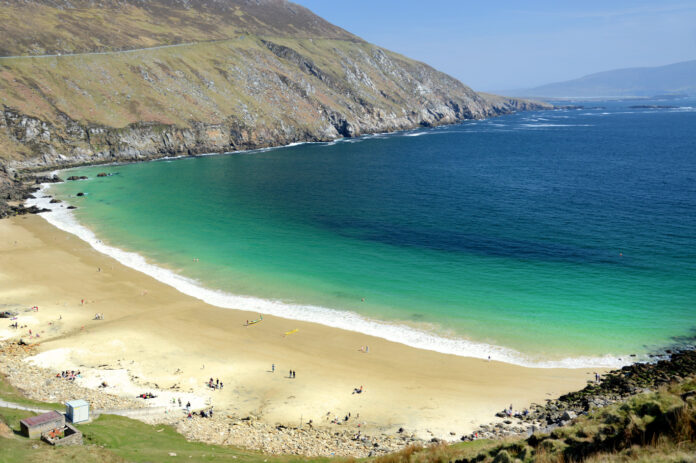 Keem Beach in Achill Island Keem Beach in Achill Island