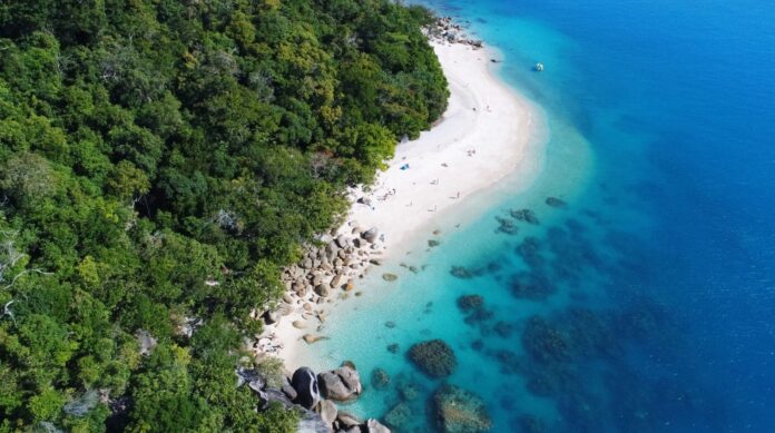 Nudey Beach in Fitzroy Island by CB