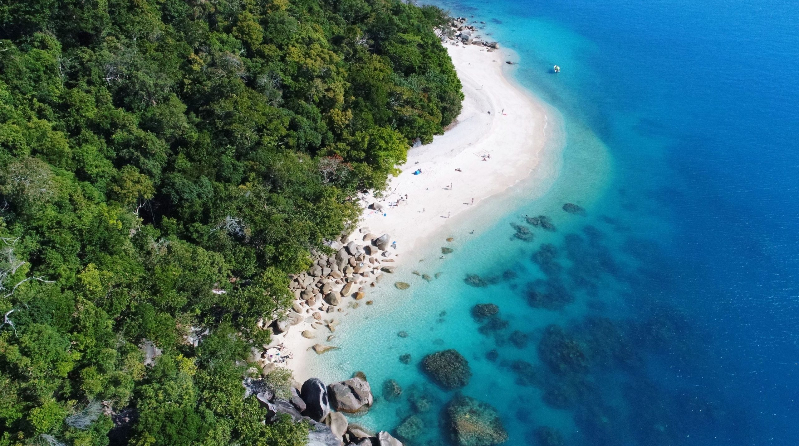 Nudey Beach in Fitzroy Island by CB