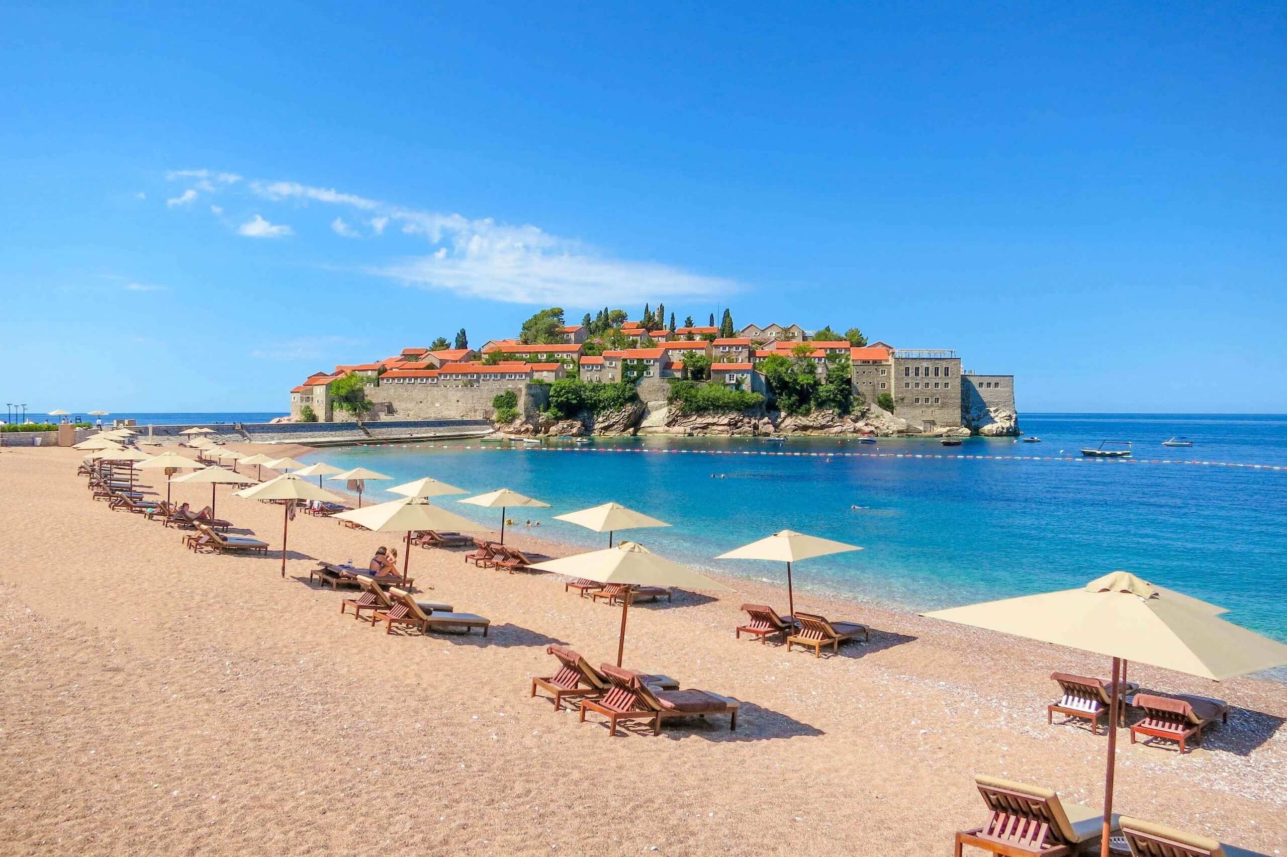 Sveti Stefan Beach by CB