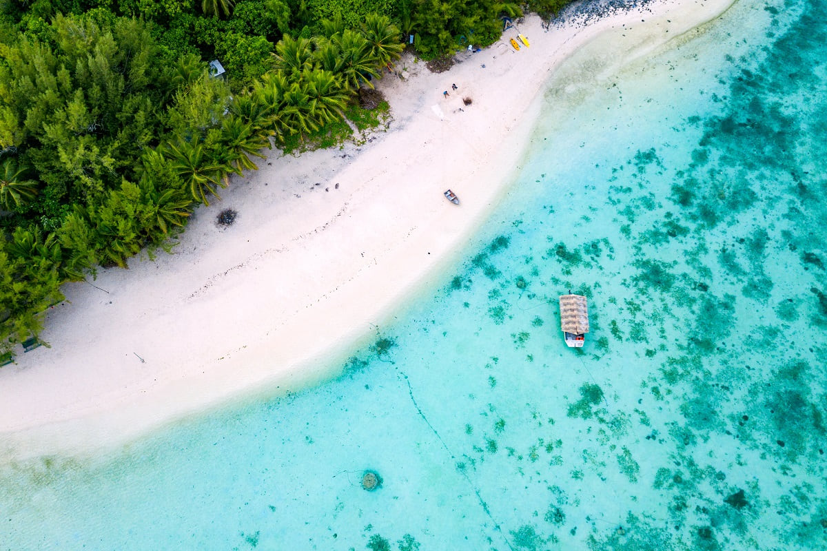 Beaches in Cook Islands