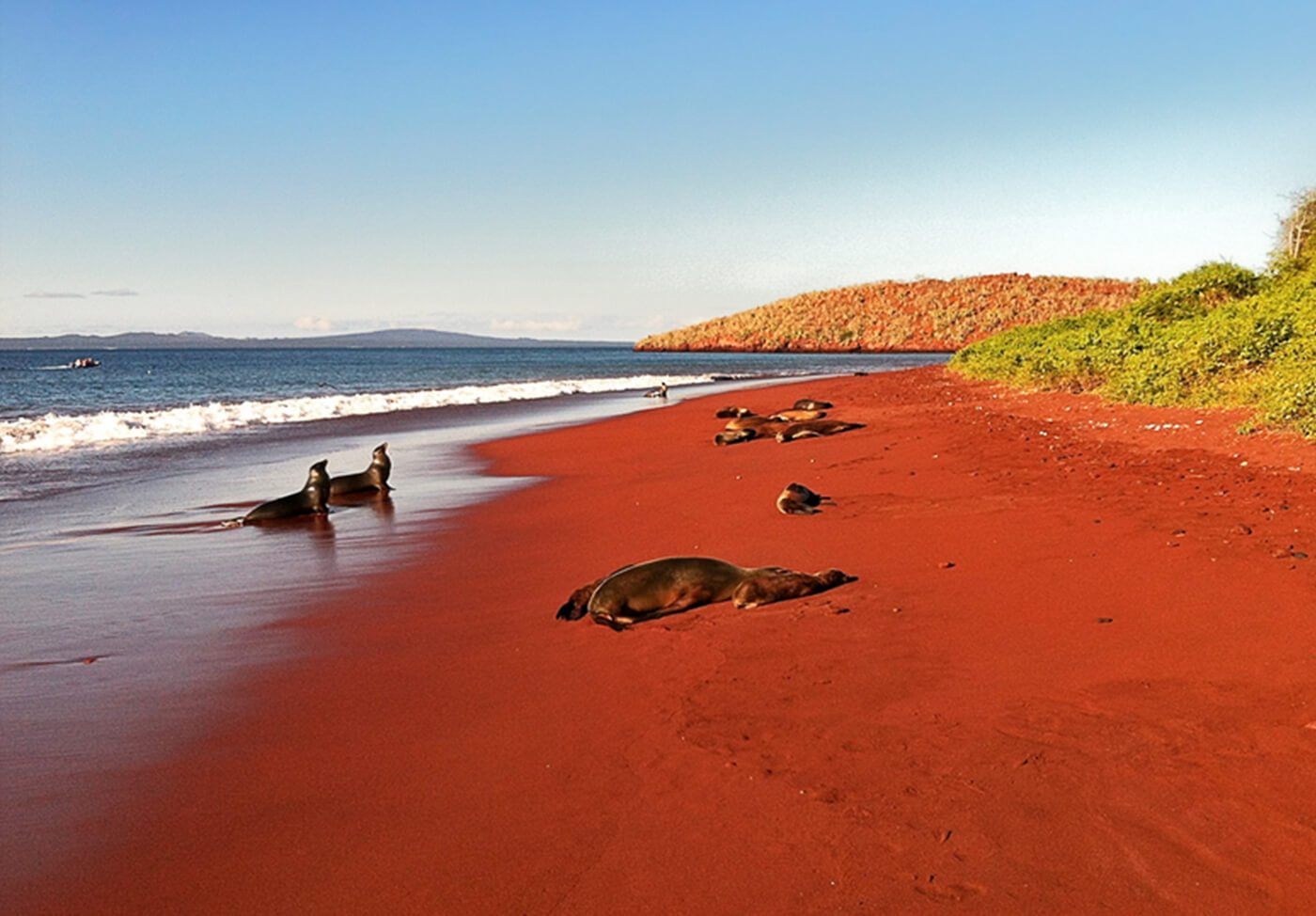 Red Sand Beach by CB