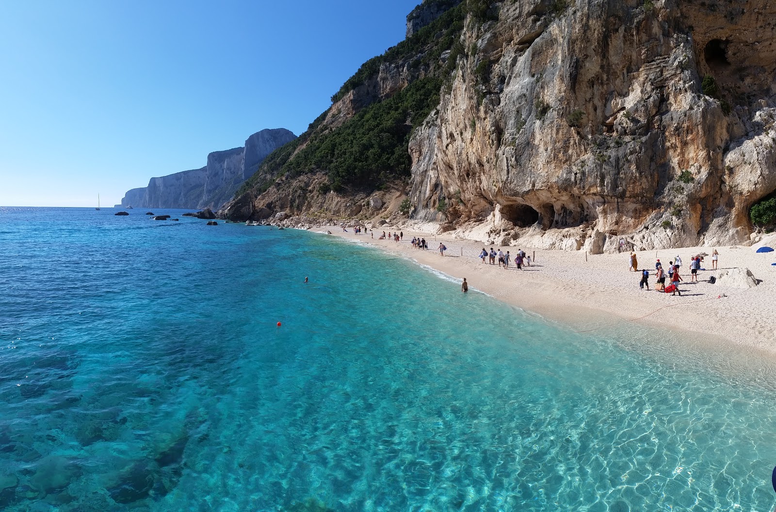 Cala dei Gabbiani Beach in Baunei