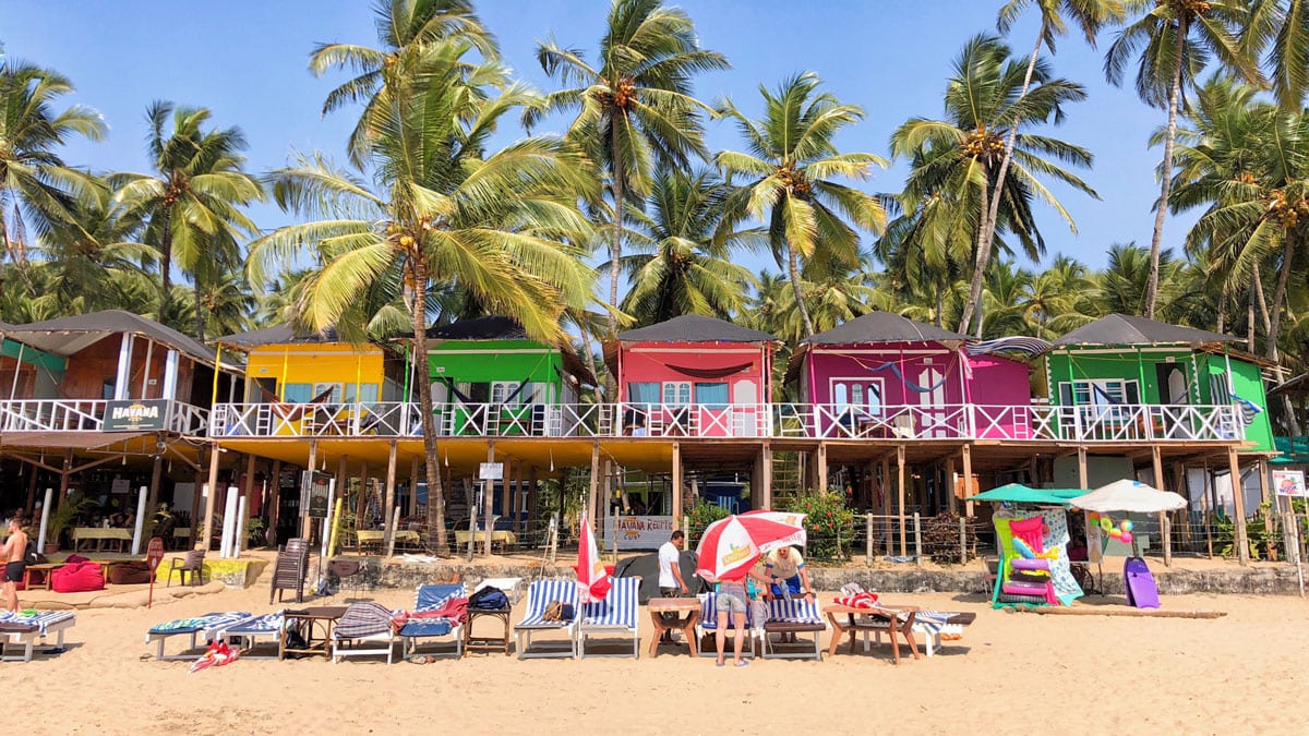 Goa (Palolem and Anjuna) beach towns