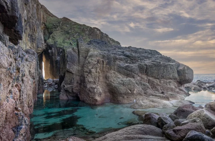 Nanjizal Beach in Cornwall