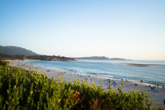 Carmel Beach in USA By CB